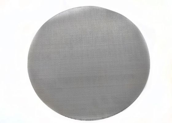 Okrągły kształt 50 mm Średnica 316 Filtr siatkowy ze stali nierdzewnej o splocie płóciennym