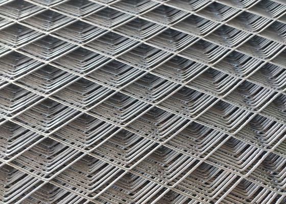 L2440mm W1220mm Expanded Metal Mesh , Expanded Steel Diamond Mesh For Brick Reinforcement