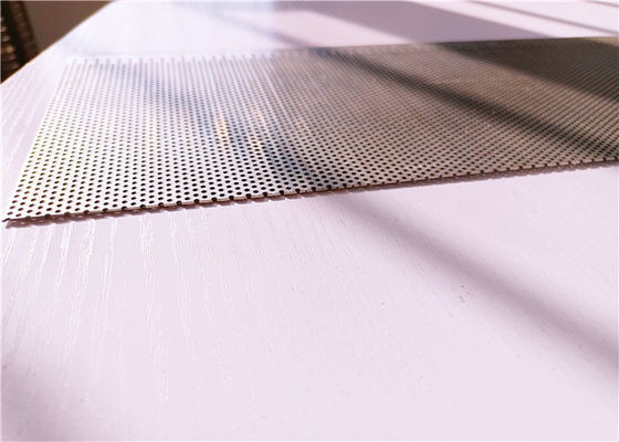 1mm Hole 1mm Pitch Decorative Sheet Metal Panels , Aluminium Perforated Panel