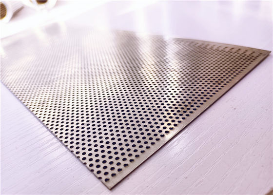 2mm Hole 4mm Pitch Perforated Sheet Metal 4x8 For Hotel Hall