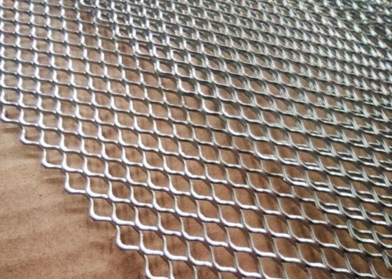 5*8mm Hole 0.7mm Thickness Expanded Metal Mesh , Expanded Aluminium Mesh Diamond Hoe