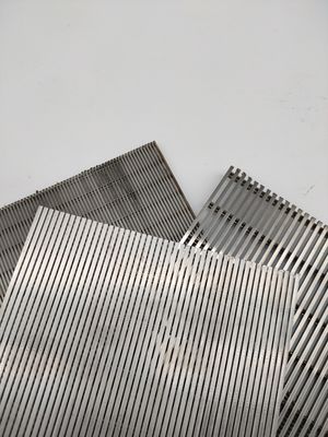 0.2mm Slot Iso9001 Stainless Steel Wedge Wire Screen Panels For Filtering